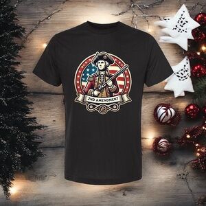 Black 2nd Amendment Graphic T-Shirt